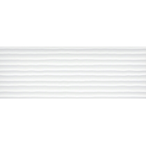 CENTER - 13X35, WHITE LINEAR, SATIN